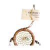 dreamcatcher 5cm native american made usa "chocolate"