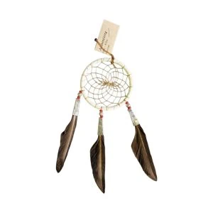 dreamcatcher 7,60cm native american made usa "blanc"