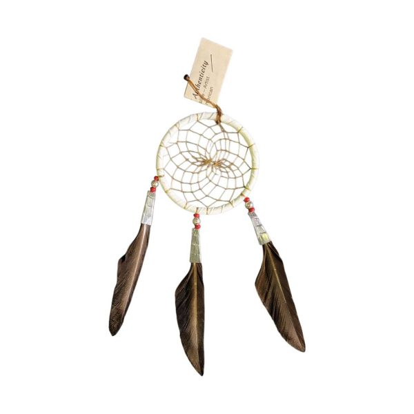 dreamcatcher 7,60cm native american made usa "blanc"