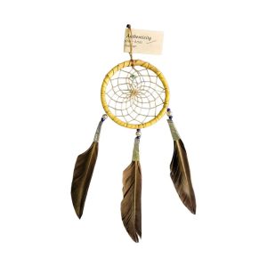 dreamcatcher 7,60cm native american made usa "antique gold"