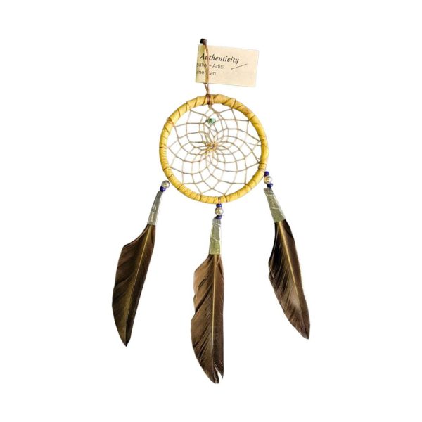 dreamcatcher 7,60cm native american made usa "antique gold"
