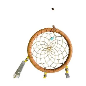 dreamcatcher 7,60cm native american made usa "gold"