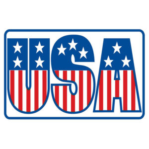 magnet made in usa stars & stripes on usa