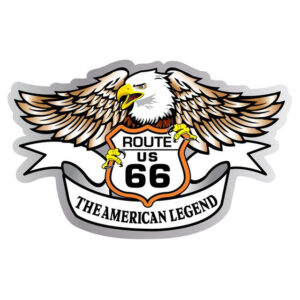 magnet made in usa route 66 & eagle usa