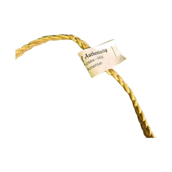 tomahawk "blackhawk" 45cm avec perles et plumes native american made usa