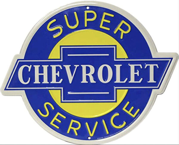 chevy super service xl 60cm alu en relief
