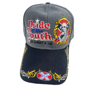 casquette de baseball sudiste drapeau confédéré pride of the south robert e. lee