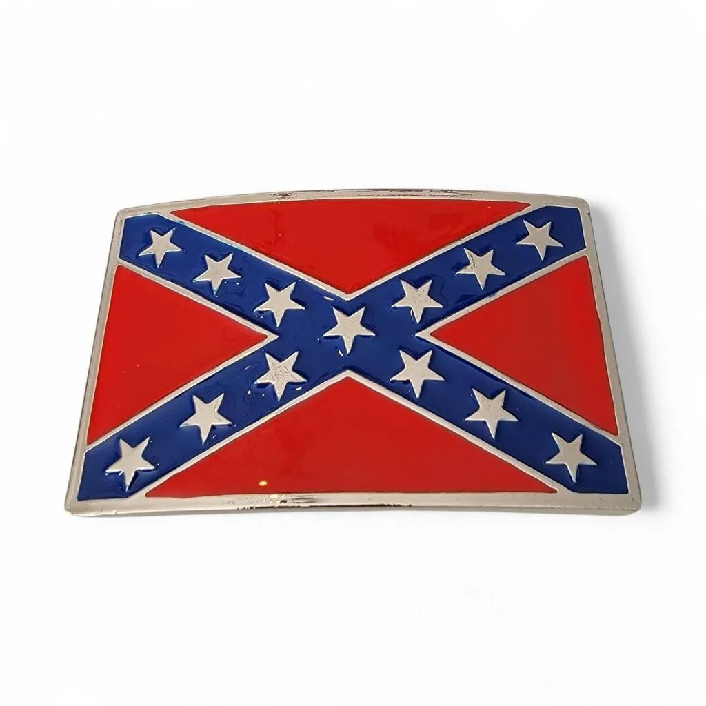 boucle de ceinture américaine confédéré sudiste american by birth southern by the grace of god