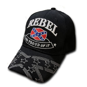 casquette de baseball sudiste drapeau confédéré rebel and proud of it