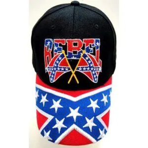 casquette de baseball sudiste drapeau confédéré rebel and proud of it (copie)