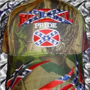 casquette de baseball sudiste drapeau confédéré rebel and proud of it (copie)