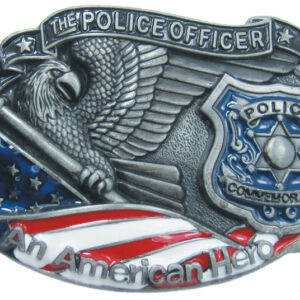 boucle de ceinture américaine police americaine we serve & protect