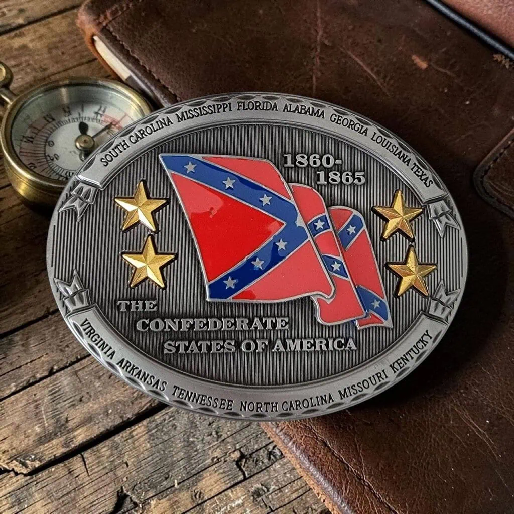 boucle de ceinture américaine rebel confederate state of america