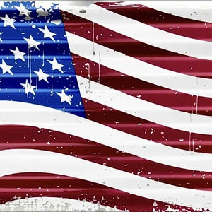 plaque déco américaine murale tole format tôle ondulée enseigne de garage drapeau des usa plaque déco américaine murale tole format tôle ondulée enseigne de garage drapeau des usa