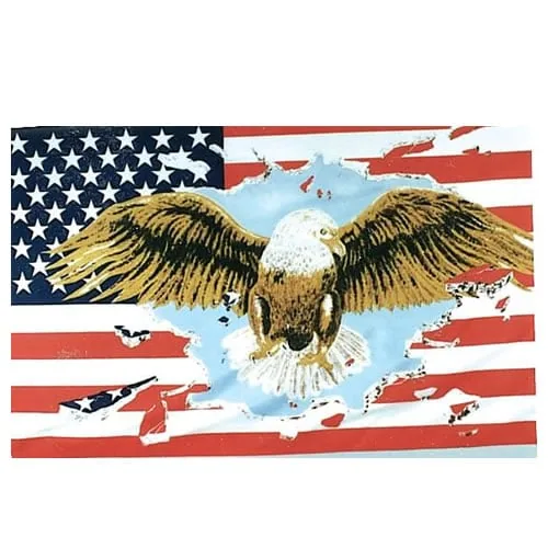 drapeau américain imprimé 152cm x 91cm usa eagle
