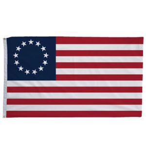 drapeau américain imprimé 152cm x 91cm betsy ross