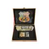 coffret briquet tempête avec couteau et sign route 66 drapeau americain