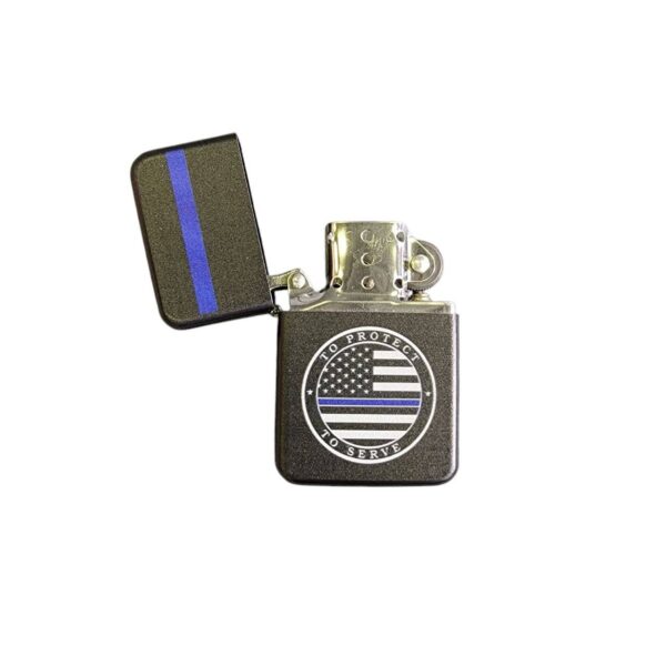 briquet tempête police blue line tribute
