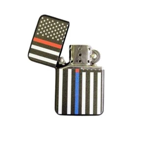 briquet tempête police blue line tribute briquet tempête police blue line tribute