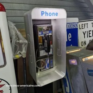 payphone vintage de rue américain authentique avec cabine provenance californie « brand new old stock » payphone vintage de rue américain authentique avec cabine provenance californie "brand new old stock"