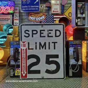 speed limit 30 mph 76x61cm panneau routier américain (copie)