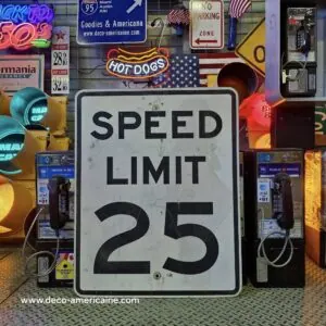 speed limit 30 mph 76x61cm panneau routier américain (copie)