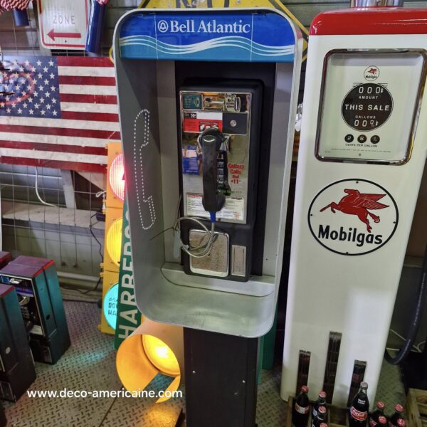 payphone vintage de rue américain authentique avec cabine provenance californie "brand new old stock" (copie)