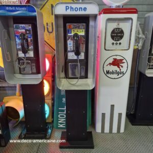 payphone vintage de rue américain authentique avec cabine bell atlantic (copie)