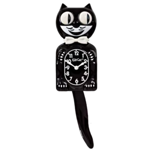 classic black kit cat klock noire