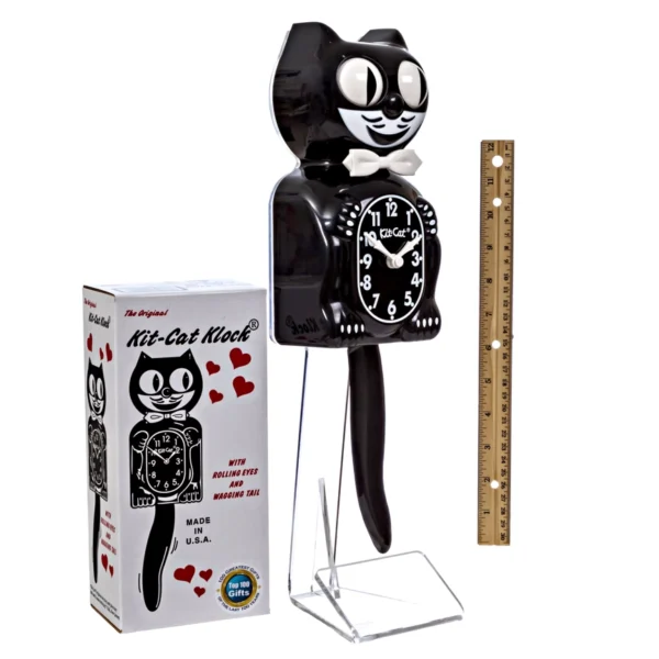 classic black kit cat klock noire