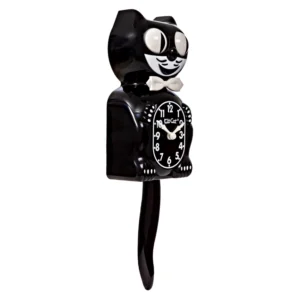 classic black kit cat klock noire