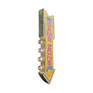 enseigne lumineuse avec ampoule à leds 2 faces game zone