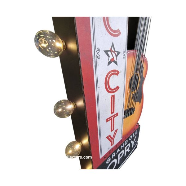 enseigne lumineuse avec ampoule à leds 2 faces grand ole opry
