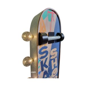 enseigne lumineuse avec ampoule à leds 2 faces skate shop