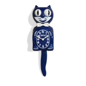 galaxy blue kit cat klock