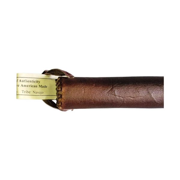 tomahawk "rawhide" 50cm avec perles et plumes native american made usa