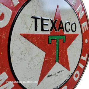 plaque deco americaine texaco