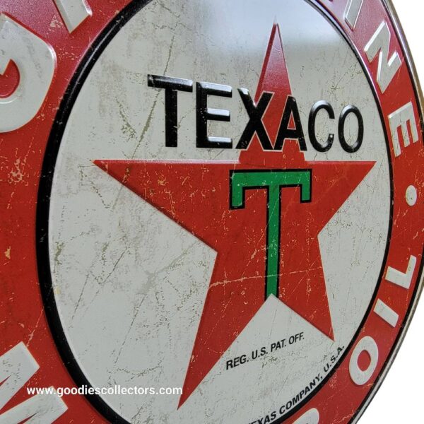 plaque deco americaine texaco