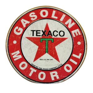 plaque deco americaine texaco