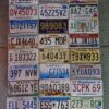 lot de plaques d'immatriculation des 50 etats américains collection complète (copie)