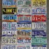 lot de plaques d'immatriculation des 50 etats américains collection complète #3