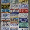 lot de plaques d'immatriculation des 50 etats américains collection complète #2 (copie)