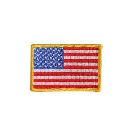 patche pour blouson de cuir ou veste jean usa flag