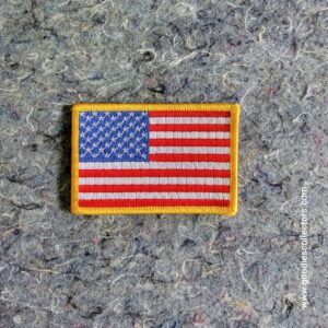 patche pour blouson de cuir ou veste jean usa flag