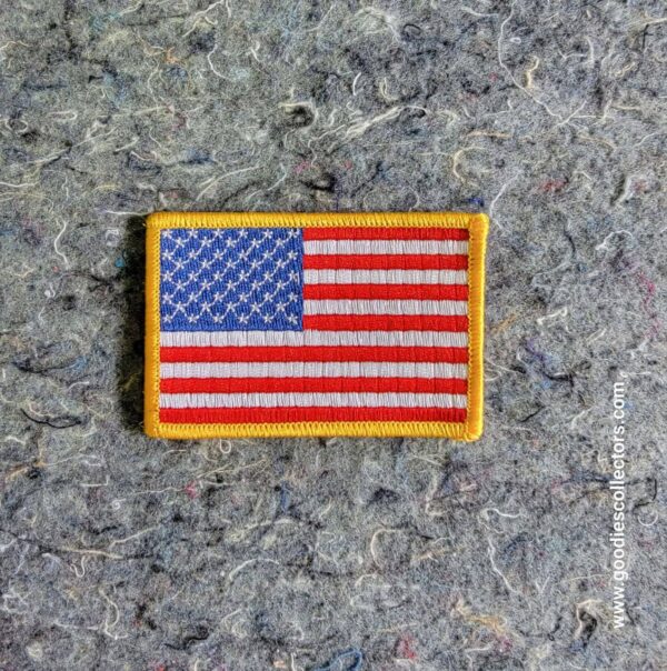 patche pour blouson de cuir ou veste jean usa flag