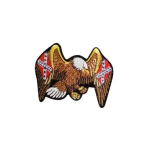 patche pour blouson de cuir ou veste jean american eagle 5x7,60cm