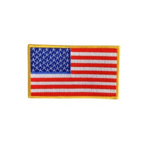 patche pour blouson de cuir ou veste jean usa flag 12x7cm