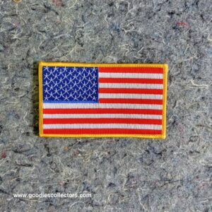 patche pour blouson de cuir ou veste jean usa flag 12x7cm