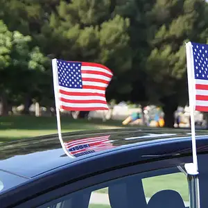 drapeau américain pour voiture 30cm x 45cm