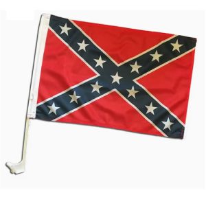 drapeau confédéré sudiste américain pour fenêtre de voiture 30cm x 45cm